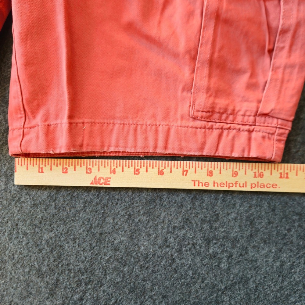 Y2K Abercrombie & Fitch Cargo Shorts Pink Sz 34 Military Utility Paratrooper NWT - Picture 6 of 14